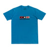 CAMISETA QIX SKATEBOARDS MONOGRAMA ORIGINAL ROYAL