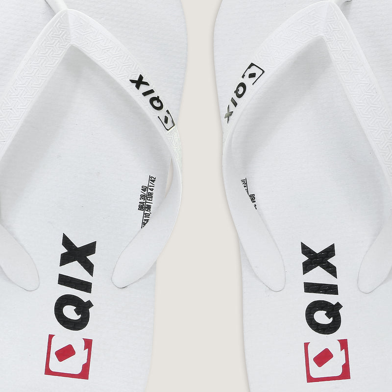 Kit Chinelos QIX Flip Branco