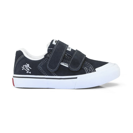 Tênis QIX Infantil Chorão Park Velcro Marinho e Branco