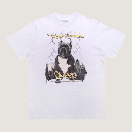 CAMISETA QIX STREET SKATE DOG BRANCA