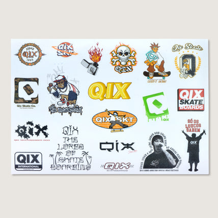 CARTELA ADESIVOS SORTIDOS QIX
