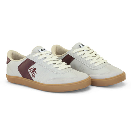Tênis QIX Chorão Street Off White e Bordô