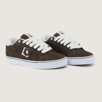 Tênis QIX Combat Suede Vulk Café e Branco