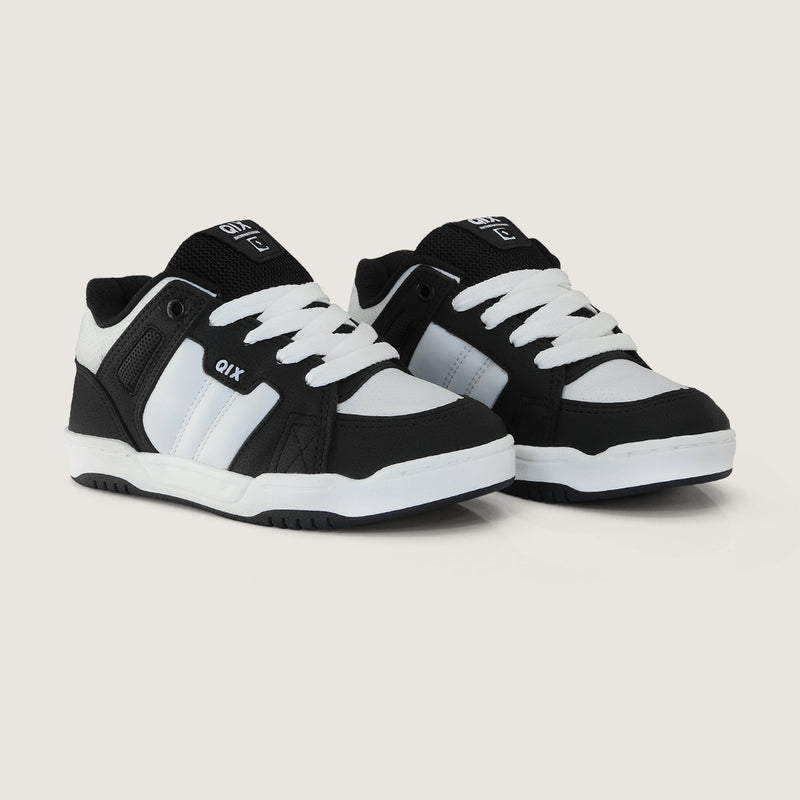 Tênis Infantil Qix Square Preto e Branco