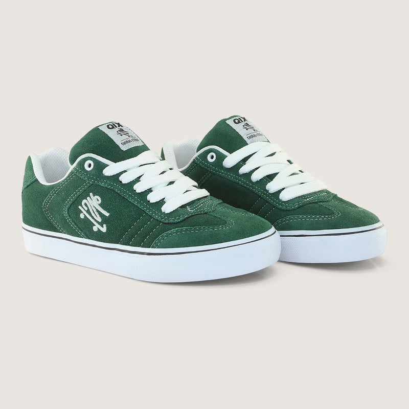 Tênis QIX Chorão Lado-B Vulk Verde e Branco