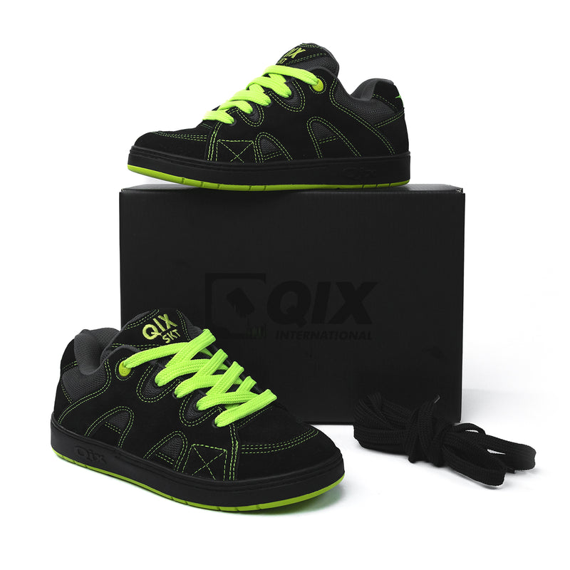 Tênis QIX Plaza 2 by Cocks Preto e Verde Limão