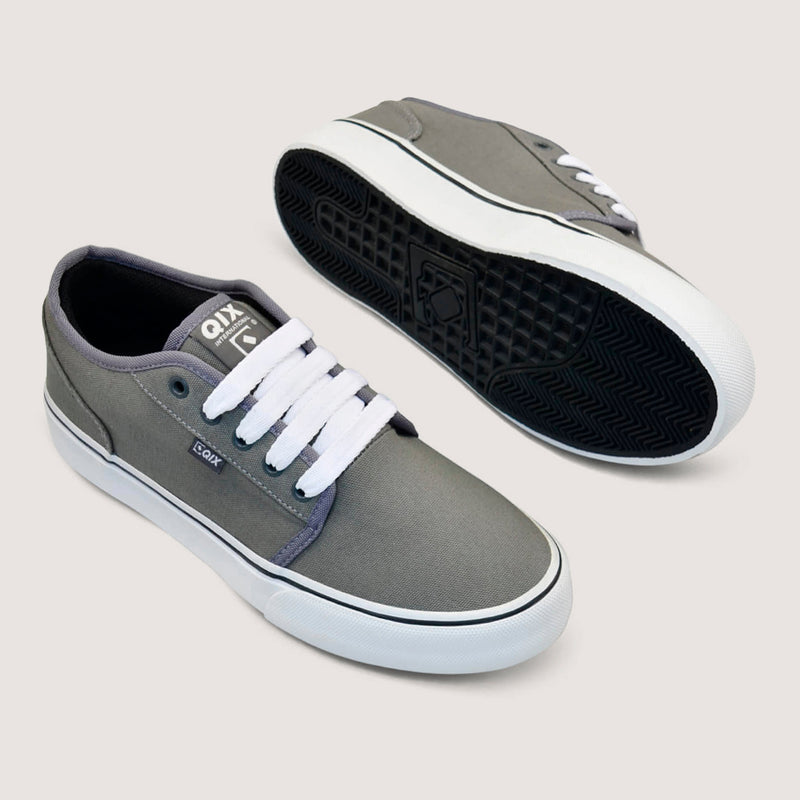 Tênis QIX California Vulcan 07 - Grafite e Branco