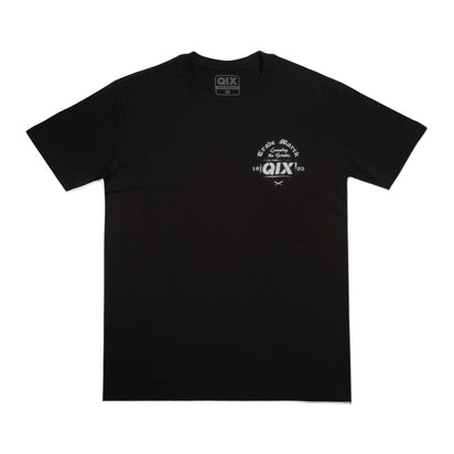 CAMISETA QIX INTERNATIONAL SKATE SHOES PRETA