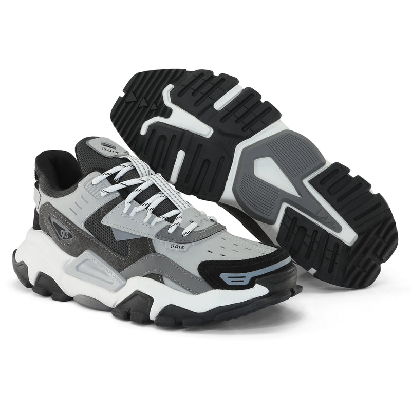 Tênis Qix Trek Urban Hiking Cinza e Preto