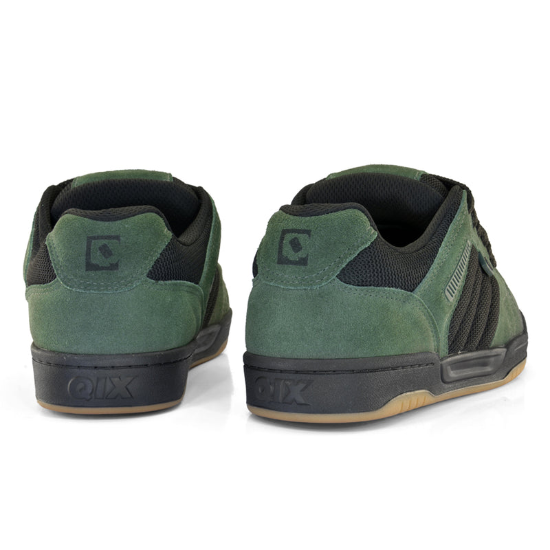 Tênis Qix Square Suede - Verde Musgo Latex
