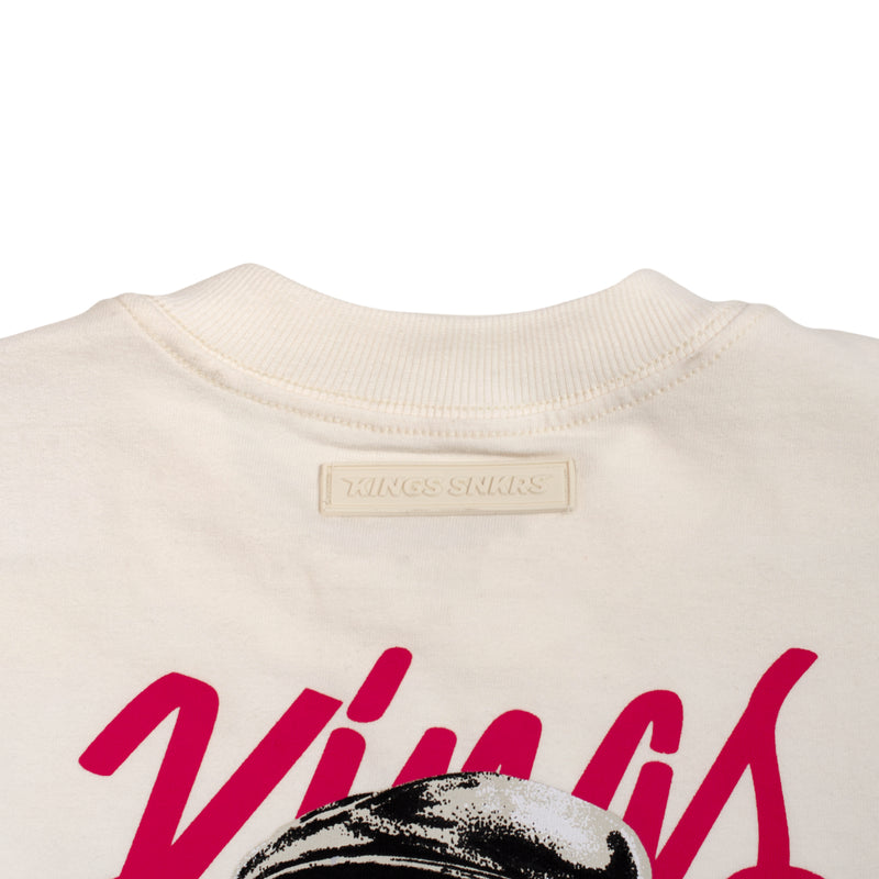 Camiseta Kings Boêmia Club Sorte no Jogo Off White