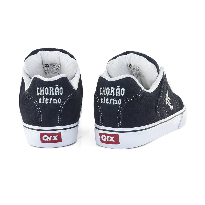 Tênis QIX Chorão Lado-B Vulk Marinho e Branco