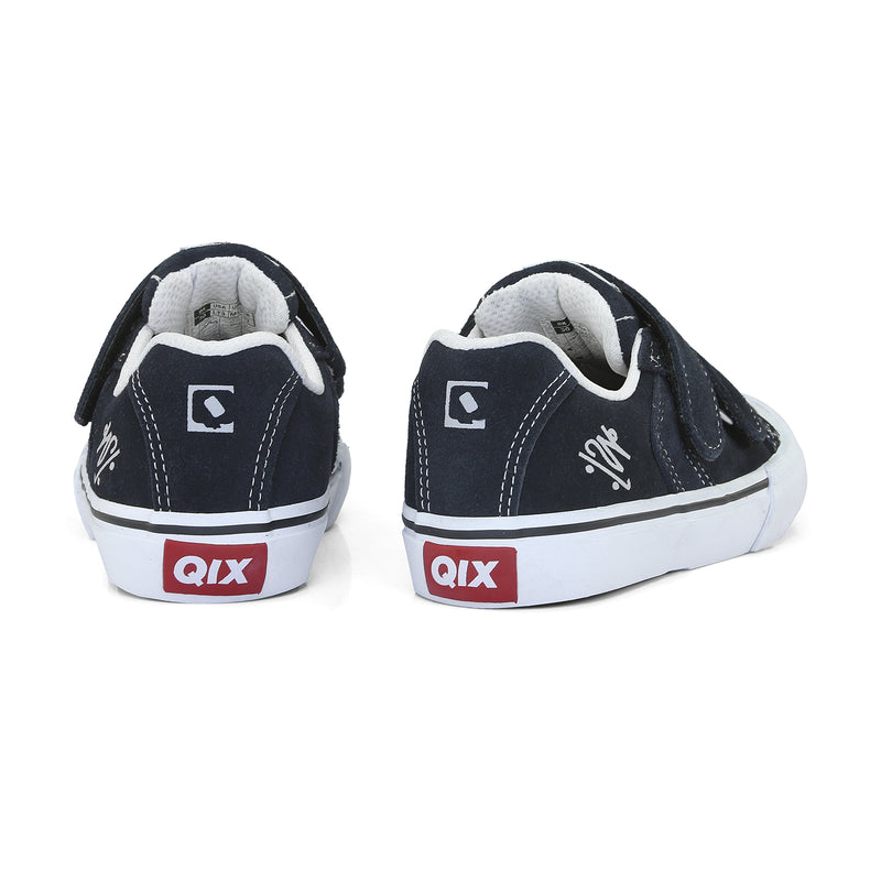 Tênis QIX Infantil Chorão Park Velcro Marinho e Branco
