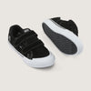 Tênis QIX Infantil Chorão Park Velcro Preto e Branco