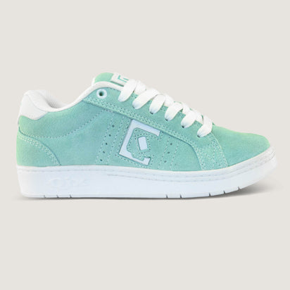 Tênis Qix Skate Combat Suede Aqua e Branco