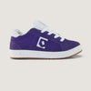 Tênis Infantil Qix Combat Suede Roxo e Branco