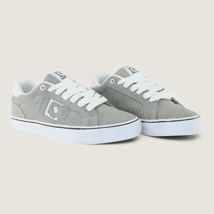 Tênis QIX Combat Suede Vulk Cinza e Branco