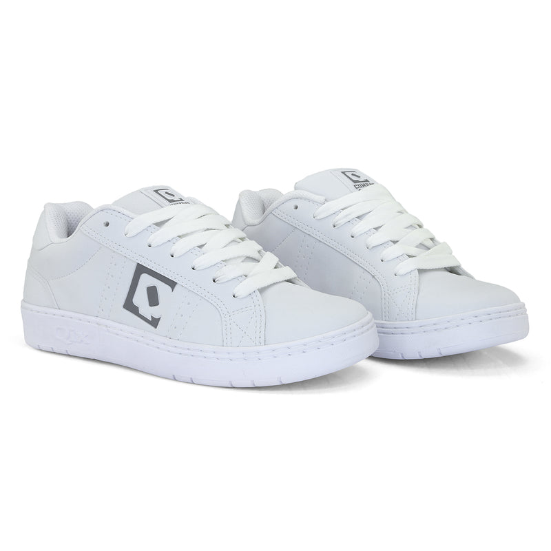 Tênis Qix Combat Slim Branco e Cinza