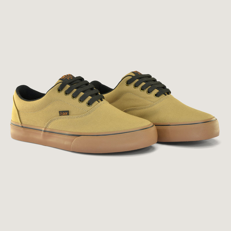 Tênis QIX Sunset Vulcan 07 - Amêndoa e Gum