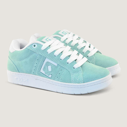 Tênis Qix Skate Combat Suede Aqua e Branco