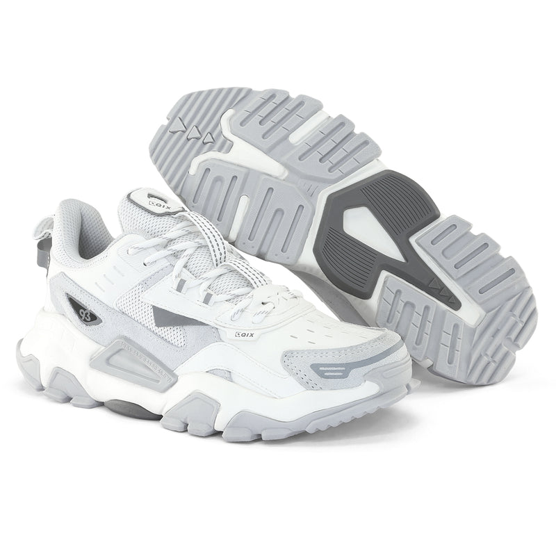 Tênis Qix Trek Urban Hiking Branco e Off White