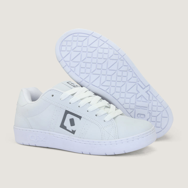 Tênis Qix Combat Slim Branco e Cinza