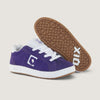 Tênis Infantil Qix Combat Suede Roxo e Branco