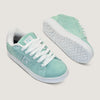 Tênis Qix Skate Combat Suede Aqua e Branco