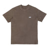 CAMISETA QIX STREET MINIMAL LOGO MARROM ESTONADO