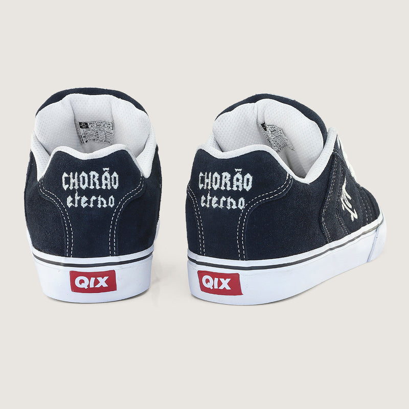 Tênis QIX Chorão Lado-B Vulk Marinho e Branco