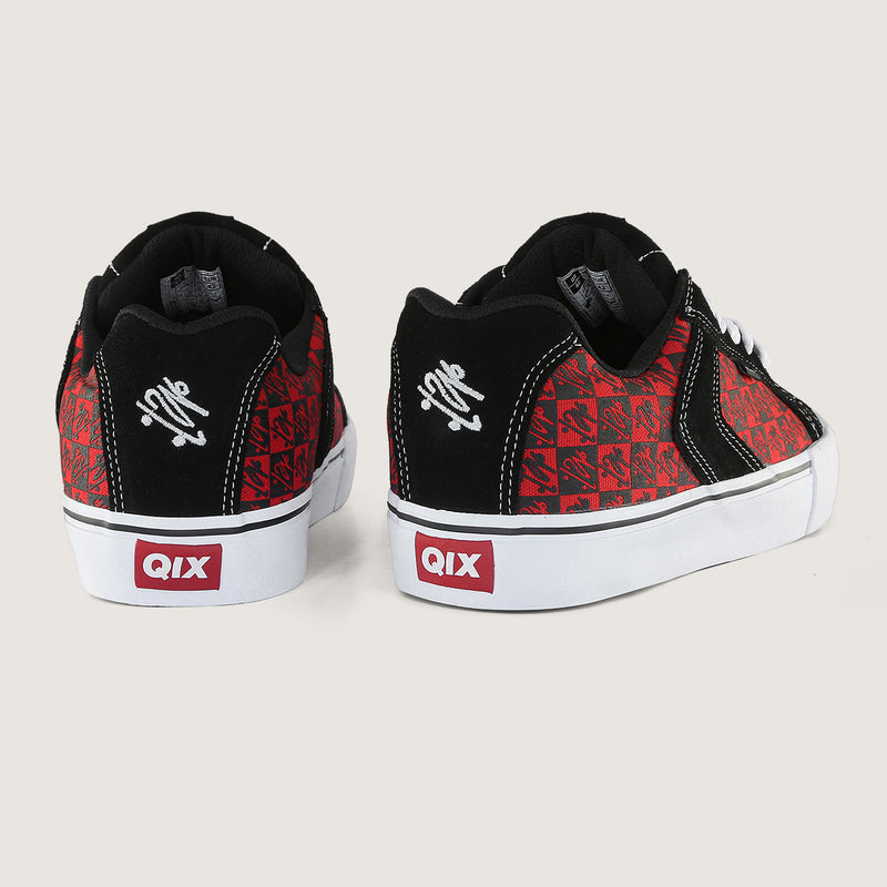 Tênis QIX Chorão Park Preto e Vermelho
