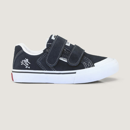 Tênis QIX Infantil Chorão Park Velcro Marinho e Branco