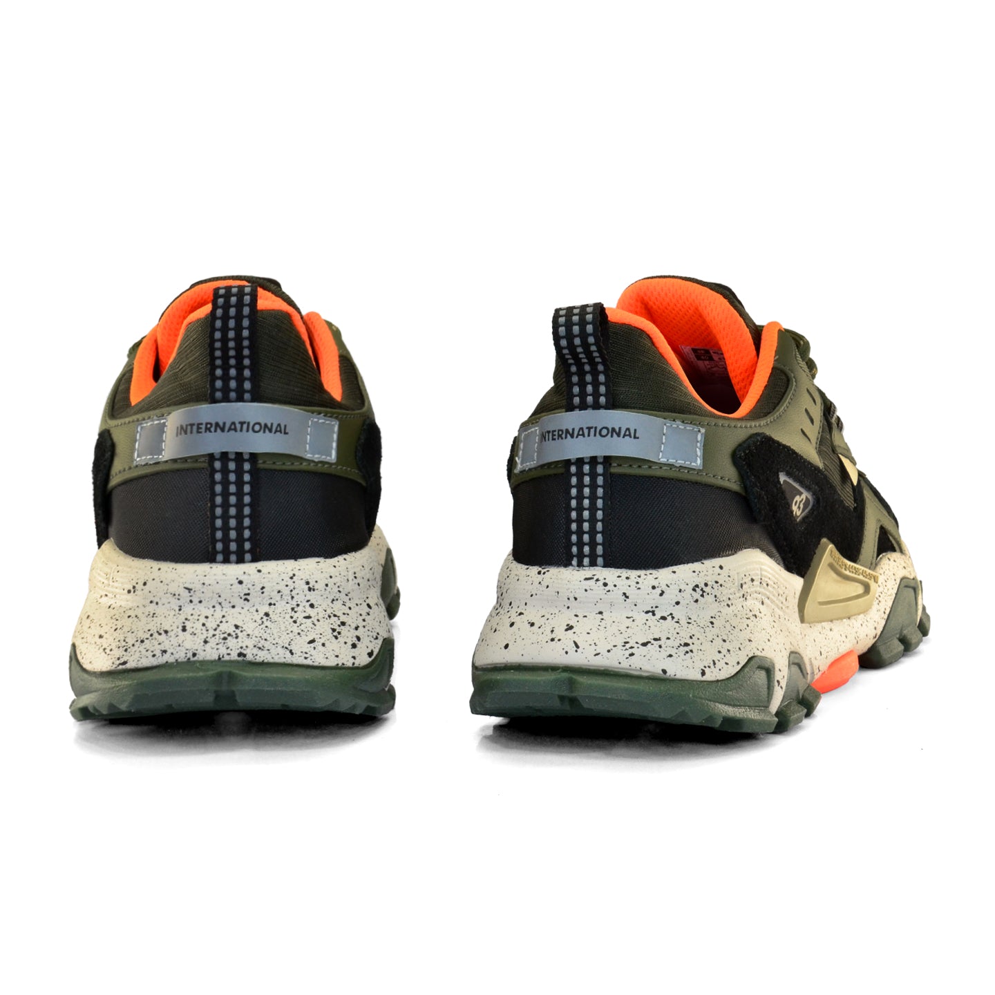 常緑樹 deliquent1984 Tênis Qix Trek Out Door Verde e Preto