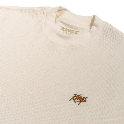 Camiseta Kings Essentials Premium Oversized Off-White