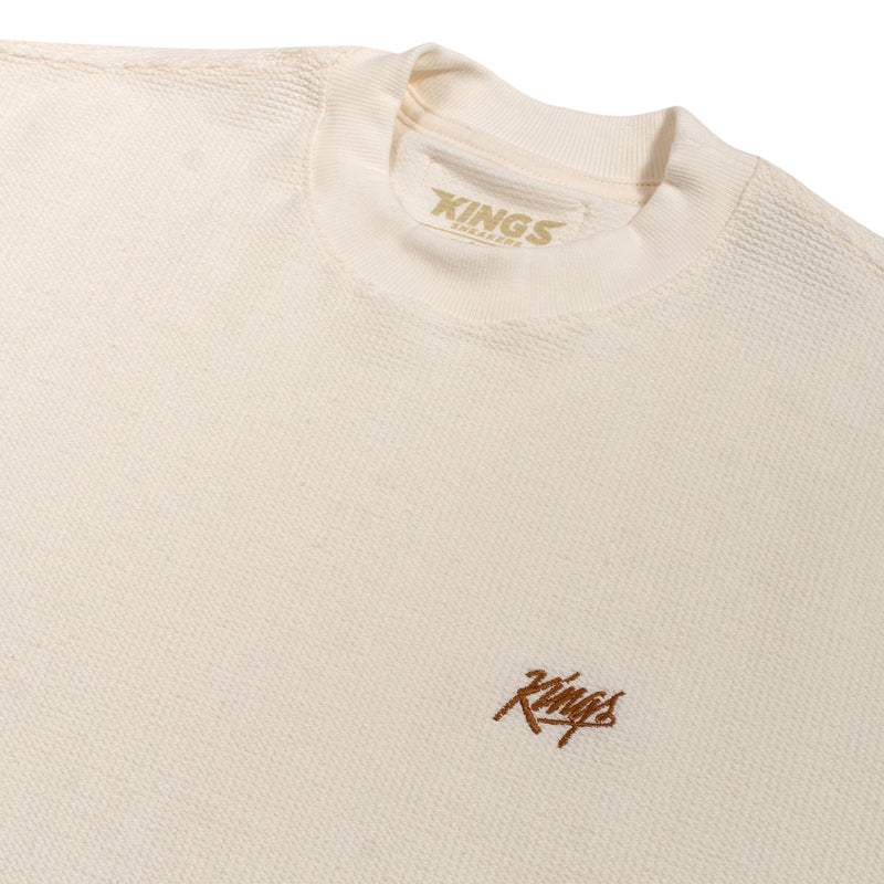 Camiseta Kings Essentials Premium Oversized Off-White