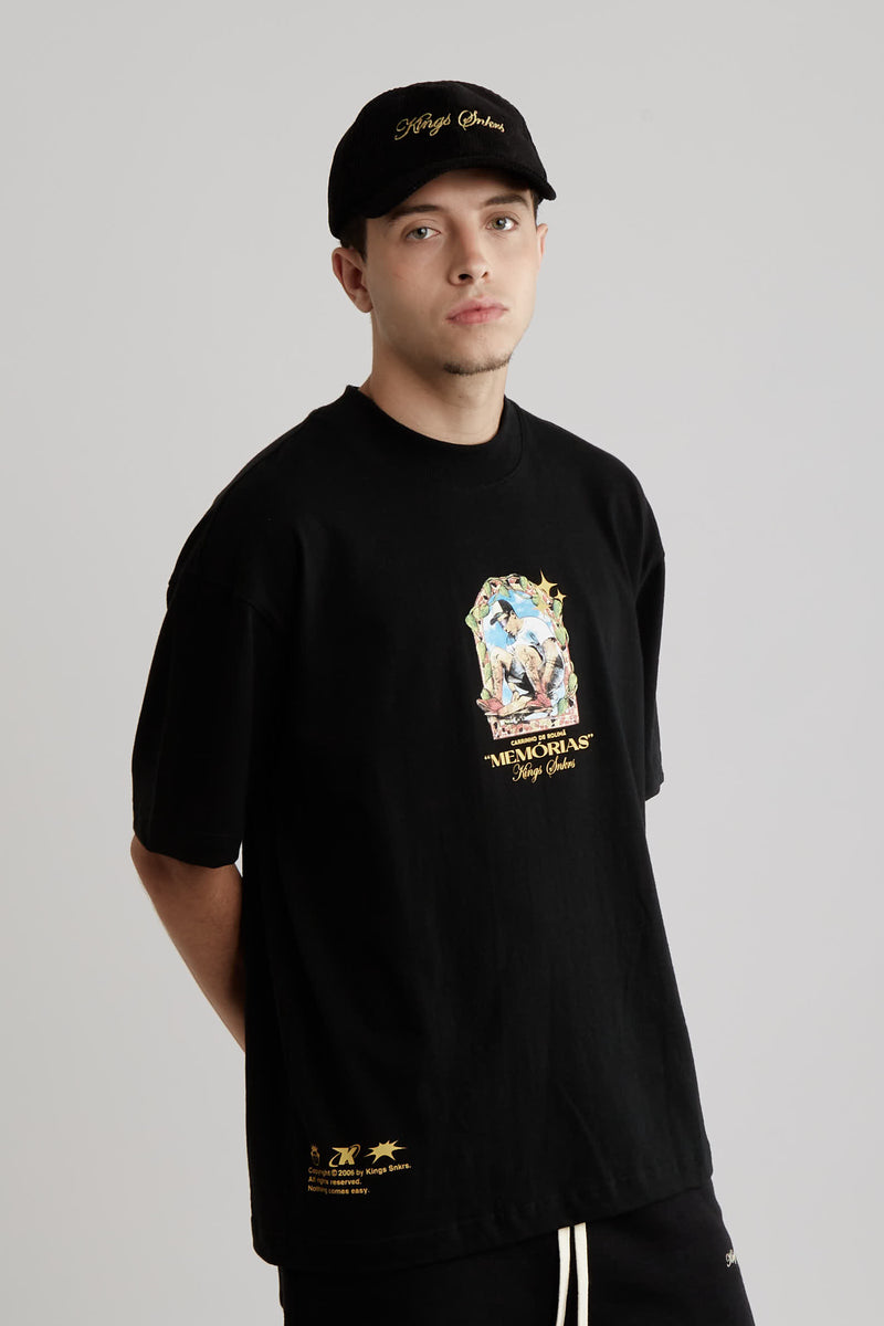 Camiseta Kings Memorias Ladeira Preta