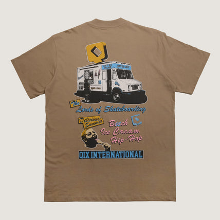 CAMISETA QIX STREET QIX CREAM AREIA