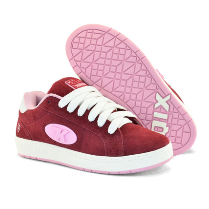 Tênis Qix and Kings Combat Suede Heart Pack Bordô
