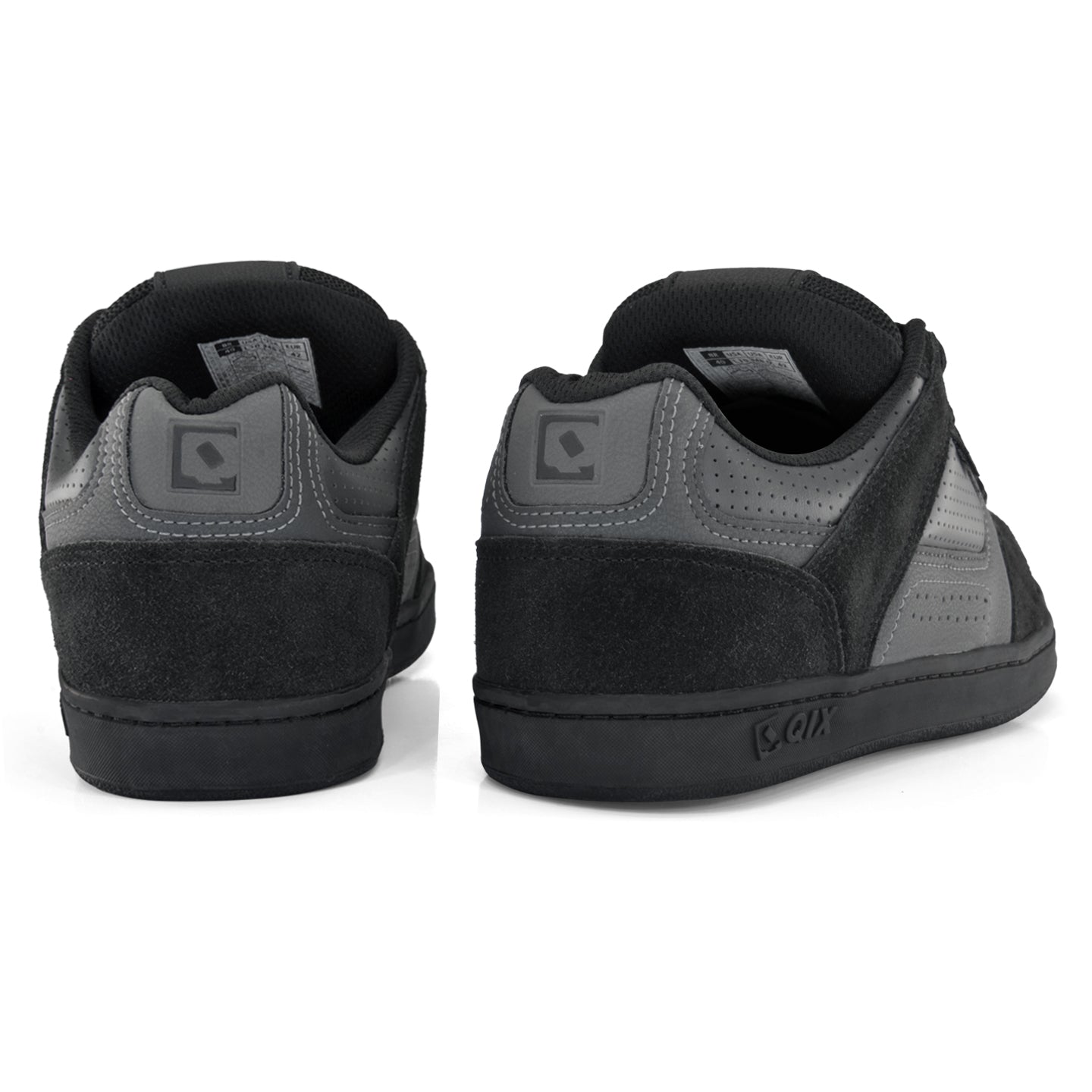 Tênis Qix AM - Skate confort Preto e Chumbo