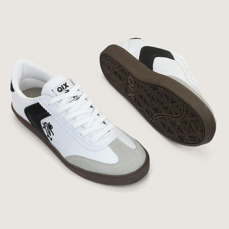 Tênis QIX Chorão Street Branco e Preto