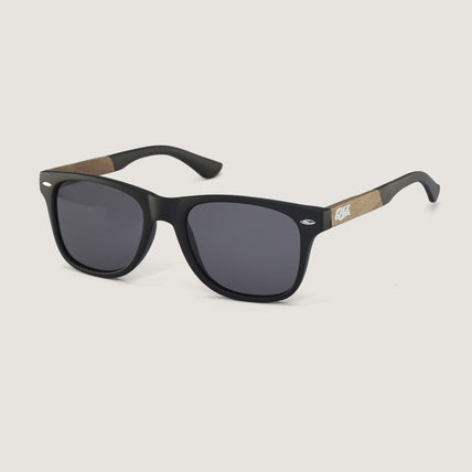 Óculos de sol unissex QIX SKATE maple marrom e preto