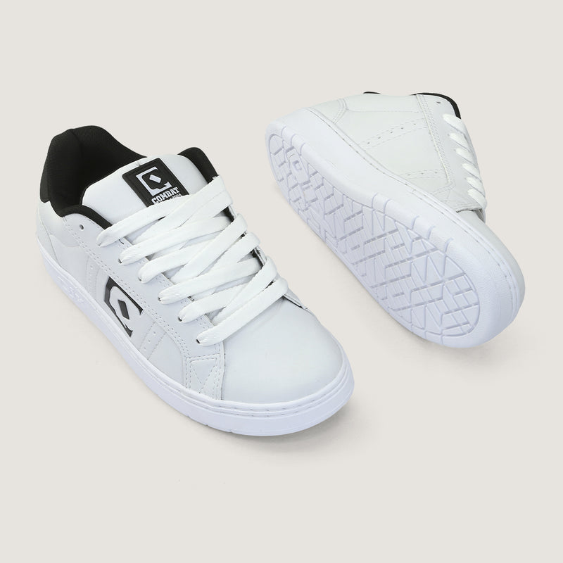 Tênis Qix Combat Slim Branco e Preto