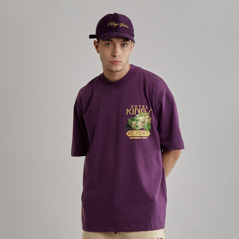 Camiseta Kings Resort Grape Jam Oversized
