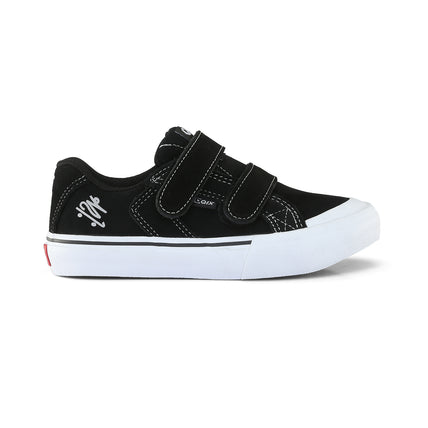 Tênis QIX Infantil Chorão Park Velcro Preto e Branco