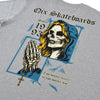 CAMISETA QIX SKULL SKATEBOARD MESCLA