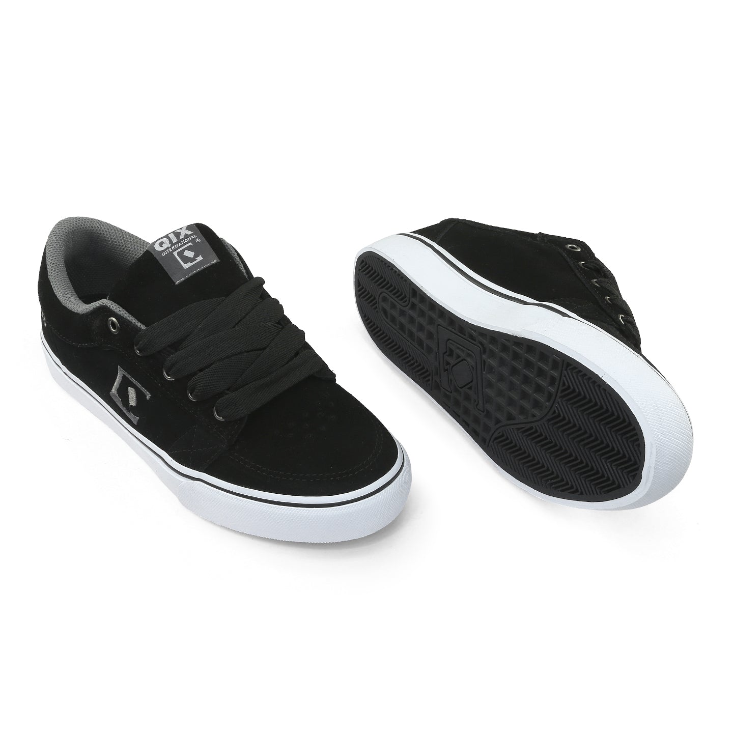 Tênis QIX 93 Ninety Three Vulcan 07 Preto e Chumbo