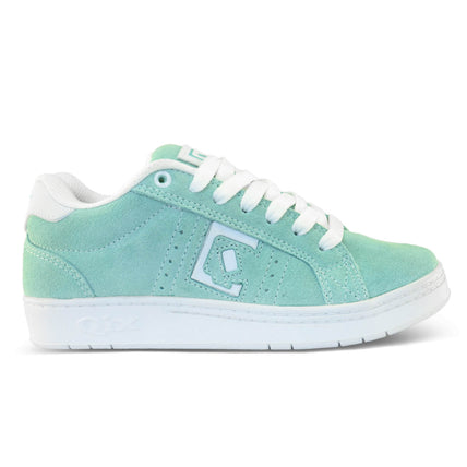Tênis Qix Skate Combat Suede Aqua e Branco