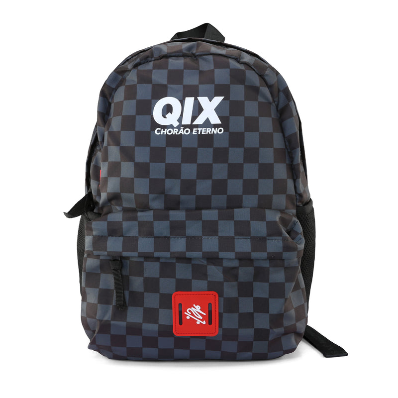 Mochila QIX Chorão Eterno Preta e Cinza