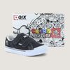 Tênis QIX Infantil Chorão Park Velcro Marinho e Branco