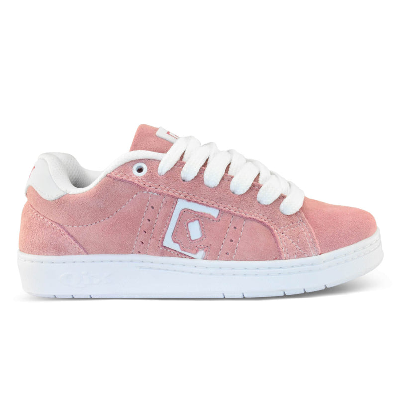 Tênis Qix Skate Combat Suede Rosê e Branco